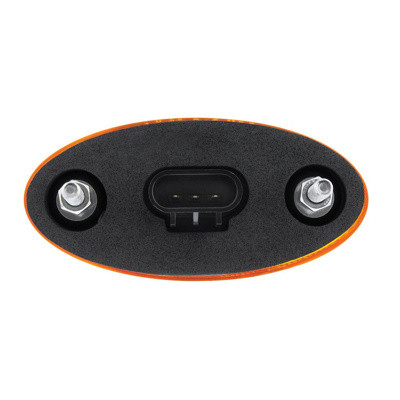 8 LED FENDER PARKING & TURN SIGNAL LIGHT FOR PETERBILT 386 (2006-2014) & 387 (2006-2010)-AMBER LED/AMBER LENS