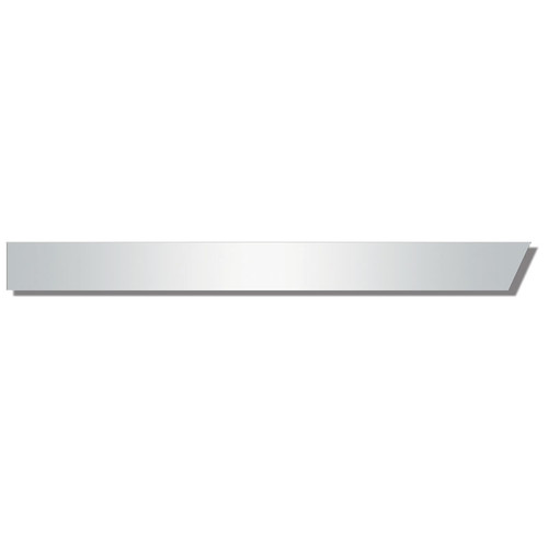Peterbilt 379 Cab and Wide Replacement 6" Panel 304 Stainless With 16 Bullet Light Holes