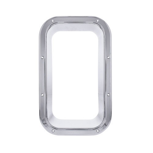 CHROME INTERIOR VIEW WINDOW TRIM FOR KENWORTH W900L (1990-2005) AND T800 (1986-2005)