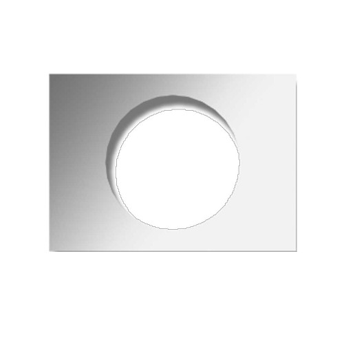 Bumper Light Bracket w/ One 4 Inch Round Hole