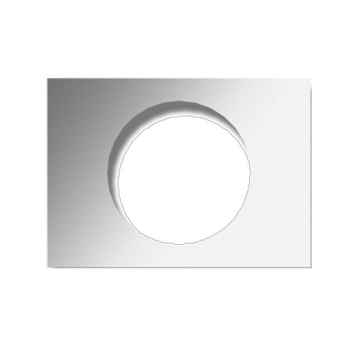 Bumper Light Bracket w/ One 2.5 Inch Round Hole