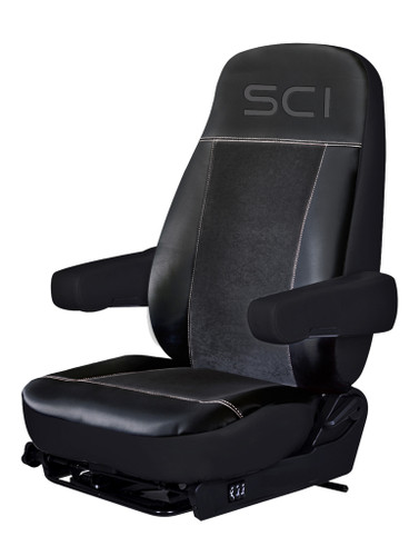 Universal Seat Cover - Black On Gray-Steering Creations-SC1002