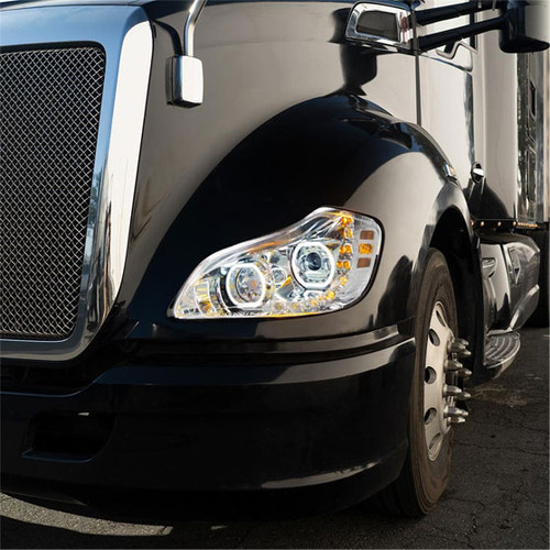 Chrome 10 LED Headlight for 2013-2021 Kenworth T680