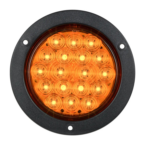 4″ Fleet LED Light with Black Flange Mount