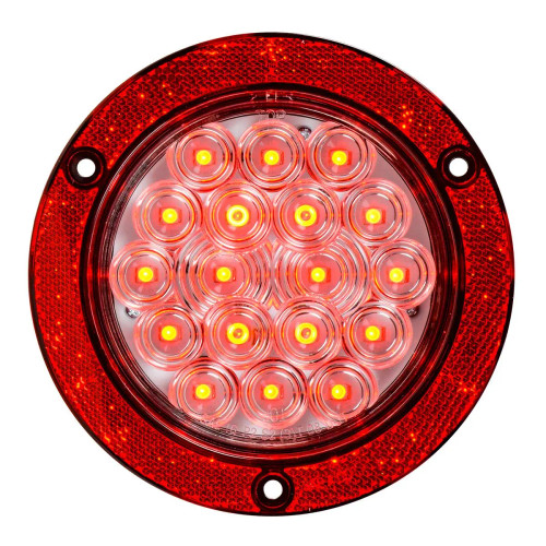 4″ Fleet LED with Reflector Ring Flange Mount Light