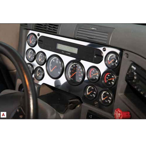 Freightliner Cascadia Main Gauge Cluster Trim.