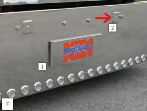 Peterbilt 388 & 389 Exterior Spring Mount Tow Pin Covers.