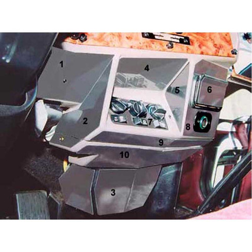 Peterbilt 330, 357, 377, 378, 379 and 385 Control Panel and Lower Dash Trims – Lower Center Dash Trim