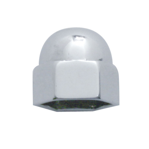 9/16" X 11/16" Chrome Die-Cast Acorn Nut Cover-United Pacific-10023