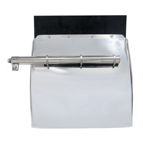 24" x 24" Stainless Quarter Fender Set -  Tube Bracket