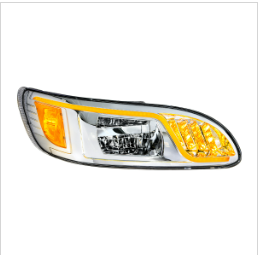 High Power LED Headlight W/ LED Turn, Position, & DRL For 2005-2015 PB 386 & 1999-2010  387