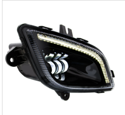 34 LED Black Fog Light With LED Light Bar For 2018-2022 Freightliner Cascadia