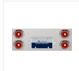 Burlwood Luxury 4 Horn Pad For 5 Hole Bolt Pattern Wheel-Steering Creations-5004