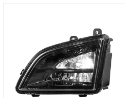BLACK LED DRIVING & FOG LIGHT FOR 2018-2023 VOLVO VNL - COMPETITION SERIES