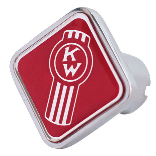 Kenworth Old Logo Square Knob Red-Delpann Distinction Inc.-CK-KWO-S-6340
