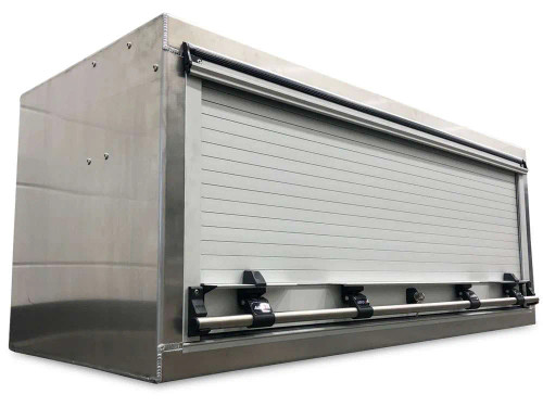 36" Wide Aluminum Roll-Up Door Toolbox - Iconic Metal Gear