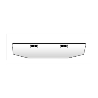 Peterbilt Conventional & Cabover Flat Bumper for Models 352 & 359 | 7 Gauge
