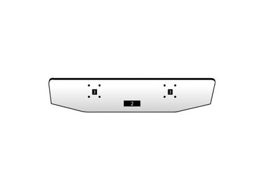 International Flat Bumper For 9900 Series Model 10 Gauge