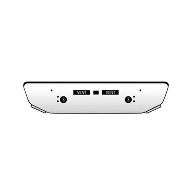 Mack Flat Bumper For Model Mack Superliner & Cruiseliner 10 Gauge