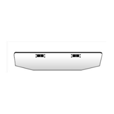 Peterbilt Conventional & Cabover Flat Bumper for Models 352 & 359 10 Gauge