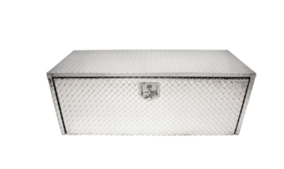 48"L X 18"W X 18"H Aluminum Diamond Tool Box