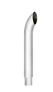 6" Curved Reduce to 5" O.D. Bottom Exhaust