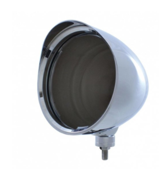 Chrome "CHOPPER" Headlight Housing With Smooth Visor