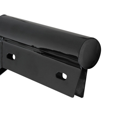 28" Black 45 Degree Angled "Competition Series" Mud Flap Hangers - 1-1/8" Bolt Pattern (Pair)