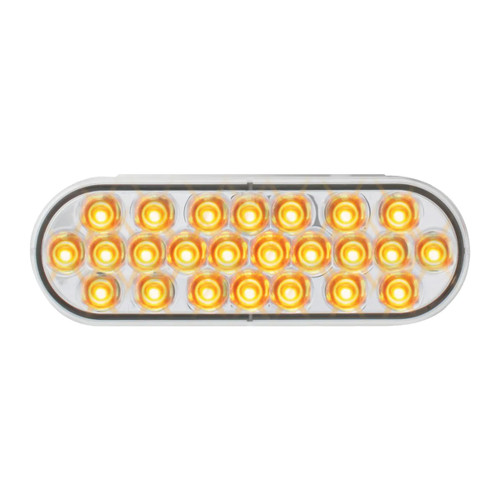 Oval Pearl BP LED Light Light Only- Amber/Clear-Grand General-78231BP