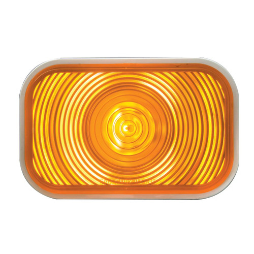 Triple Light "L" Shape Mounting Bracket With Rectangular Sealed Light - Amber/Amber-Grand General-80771