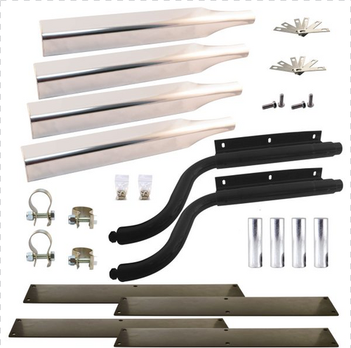 Fenders - Mounting Kit - Full - Stainless Steel With Adjustable Swing Center Bracket-Trux-TFEN-FKIT2