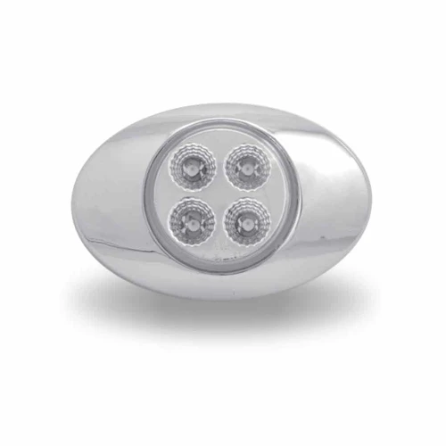 Marker M3 Style Clear Amber LED (4 Diodes)-Trux-TLED-G2XCA