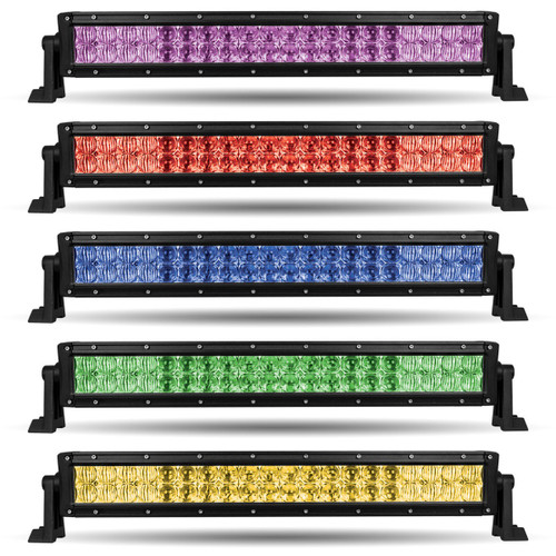 22" Double Row Cree/Epistar LED Light Bar - Flood/Spot Combo (40 Diodes) - 7200 Lumens - Multi Color-Trux-TLED-U59