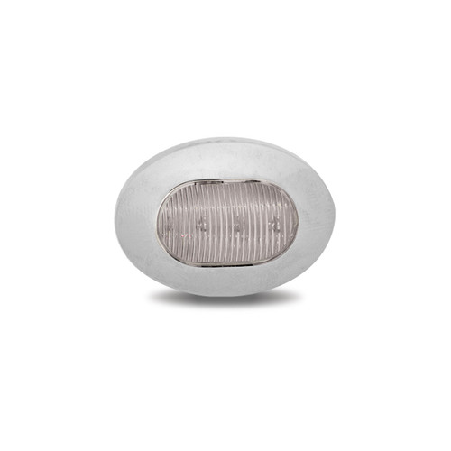 Mini Oval Button Dual Revolution Red/White LED-Trux-TLED-BX4RW