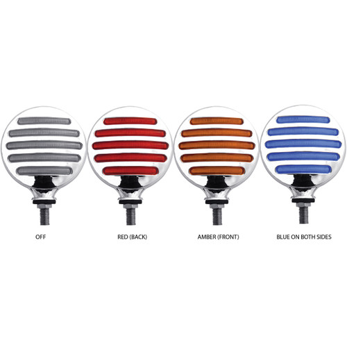 Dual Flatline Double Face Combination Amber/Red/Blue LED-Trux-TLED-FX75