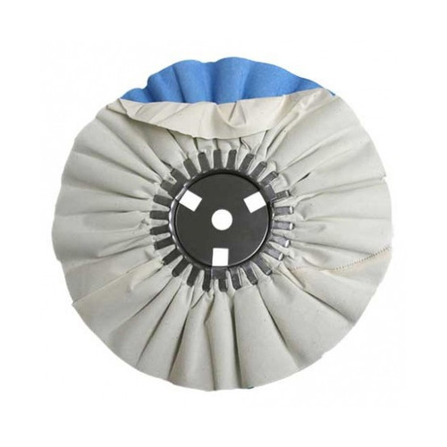 8 Inch White And Blue Super Shine Wheel-Zephyr-AWW58-8SS