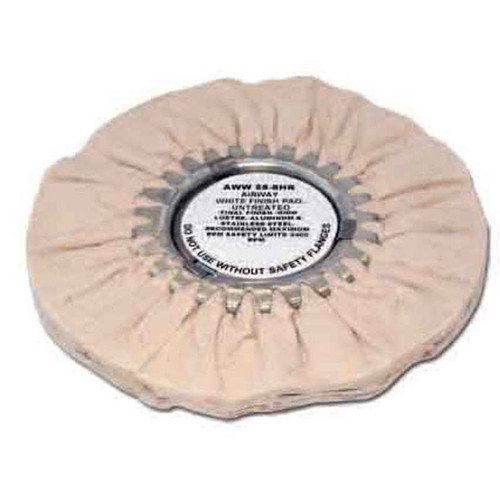 8" White Untreated Airway-Zephyr-AWW58-8HR