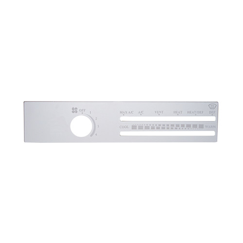 Freightliner Stainless A/C Control Plate-United Pacific-48301
