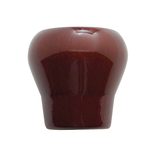 "Tractor" Wood Air Valve Knob - Stainless Plaque-United Pacific-23358