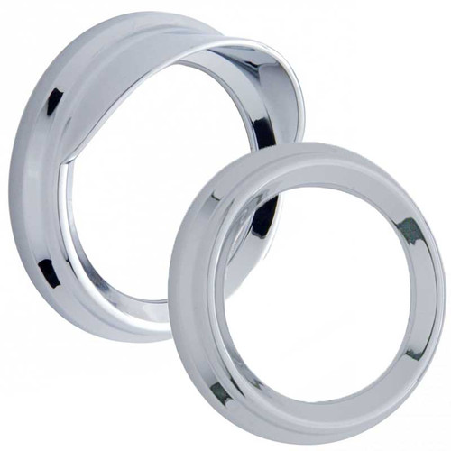 Pyrometer Gauge Cover W/ Visor For Kenworth/Peterbilt - Classic Design-United Pacific-20532