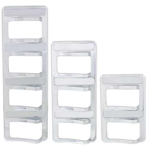 Chrome Rocker Switch Cover For 2013-2019 Peterbilt 579 & 2014-2018 567 - 4 Switches