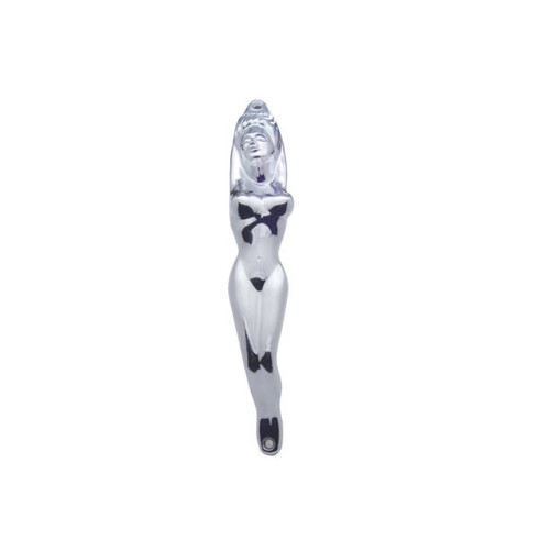 Chrome Nude Lady Shape Grab Handle