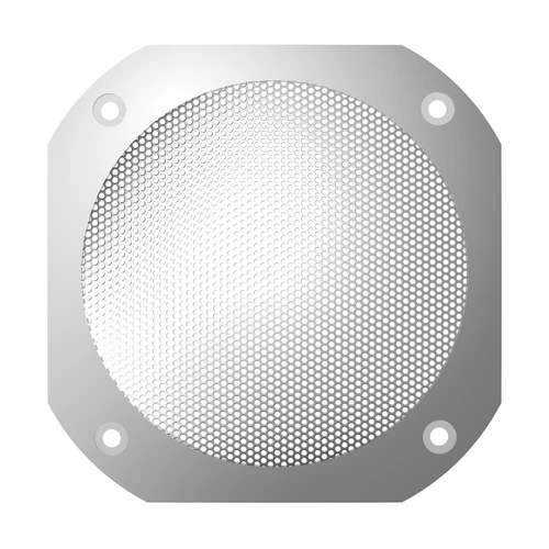 Chrome 4-1/2" Square Speaker Cover For Various International Models