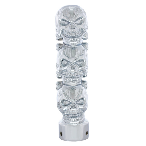 Chrome 3 Skull Shift Knob