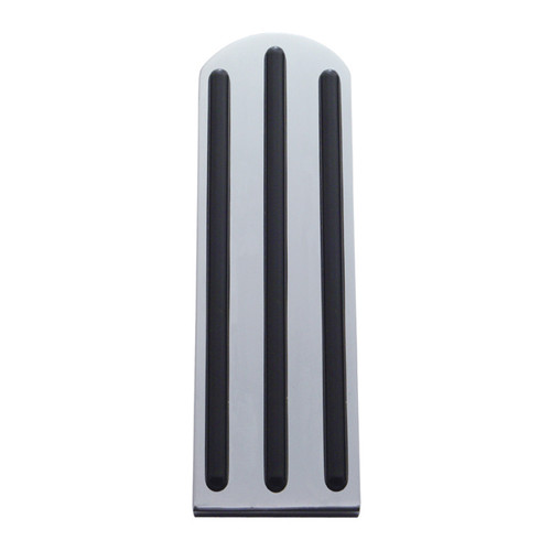 Freightliner Chrome Pedal Set - Black Insert