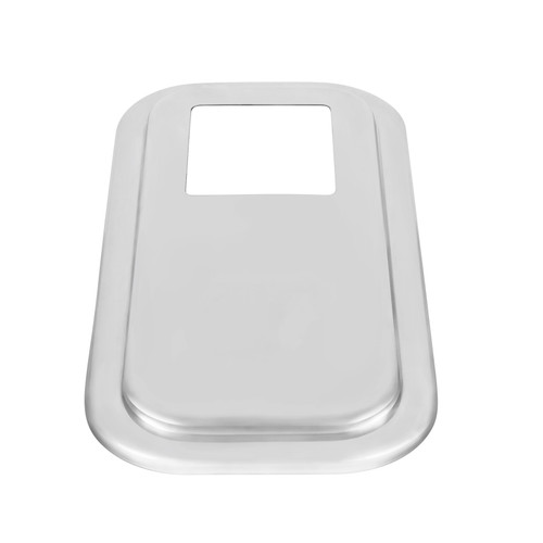 Peterbilt Stainless Steel Shift Plate Cover - Extended Hood