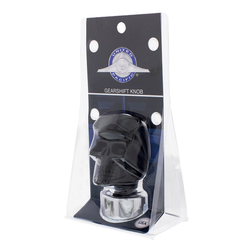Black Skull Biker 13/15/18 Speed Gearshift Knob w/ Adapter