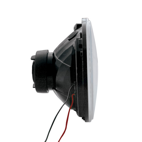 7" Crystal Headlight w/ 34 Amber LED Position Light