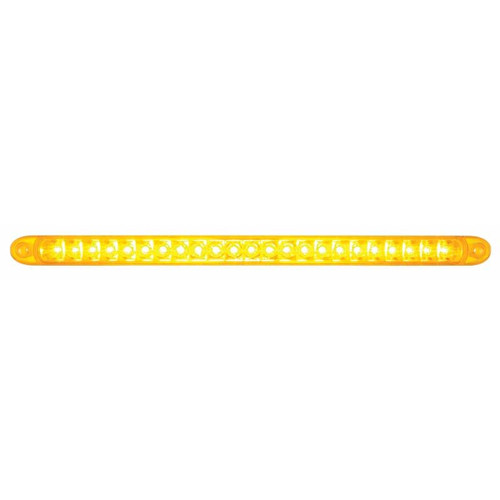 23 SMD LED 17 1/4" Reflector Turn Signal Light Bar Only - Amber LED/Amber Lens