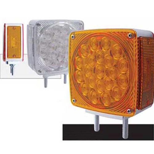 23 SMD LED 17 1/4" Reflector Stop, Turn & Tail Light Bar Only - Red LED/Clear Lens